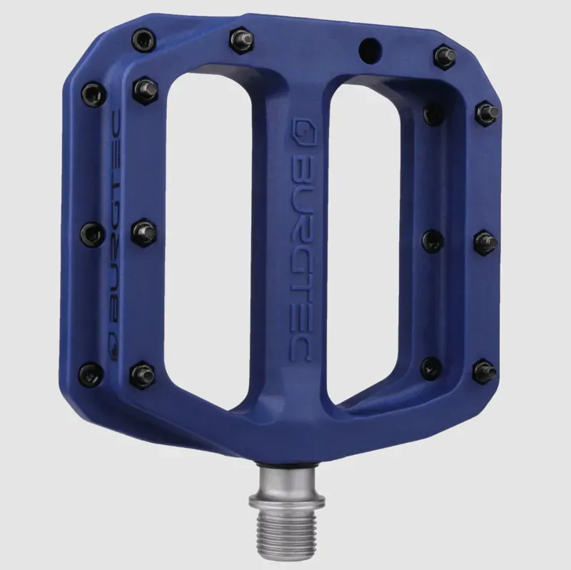 Burgtec MK4 Composite 9/16-inch Flat Pedals in Blue