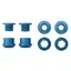 Wolf Tooth 4-pack X1 Chainring Nuts and Bolts in Blue