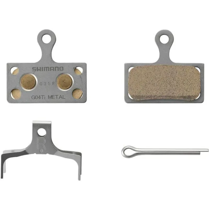 Shimano Disc Brake Metal Pad Titanium Bake-1