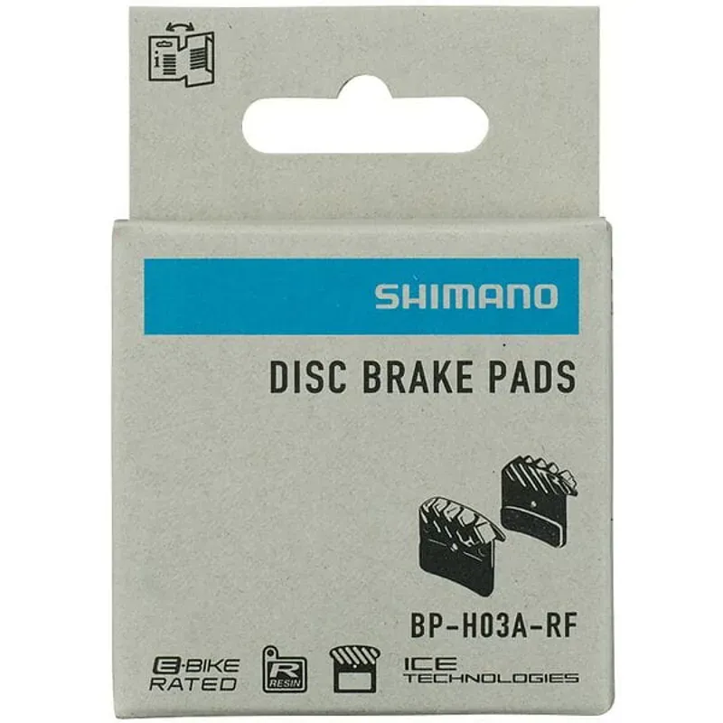 Shimano H03A Resin Disc Brake Pad and spg Alloy  W/ Fin -2