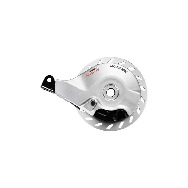 Shimano BRC3001 Int-M M10x8.2mm Roller Brake Rear Hub in Silver