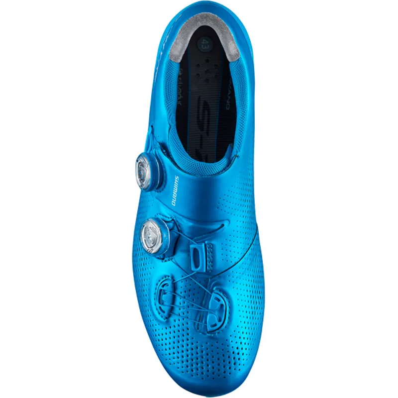 SHIMANO SHOE SPD-SL RC9 RC901 BE Blue 38-1