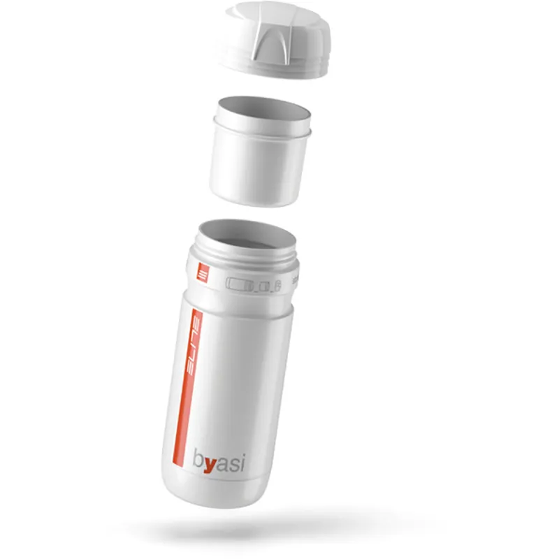 Elite 500ml Byasi Storage Water Bottle in White