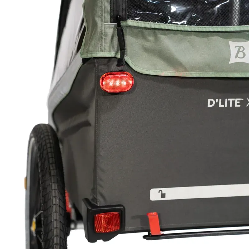 Burley Light Kit Clip-on/Bolt-on in Black/Red-1