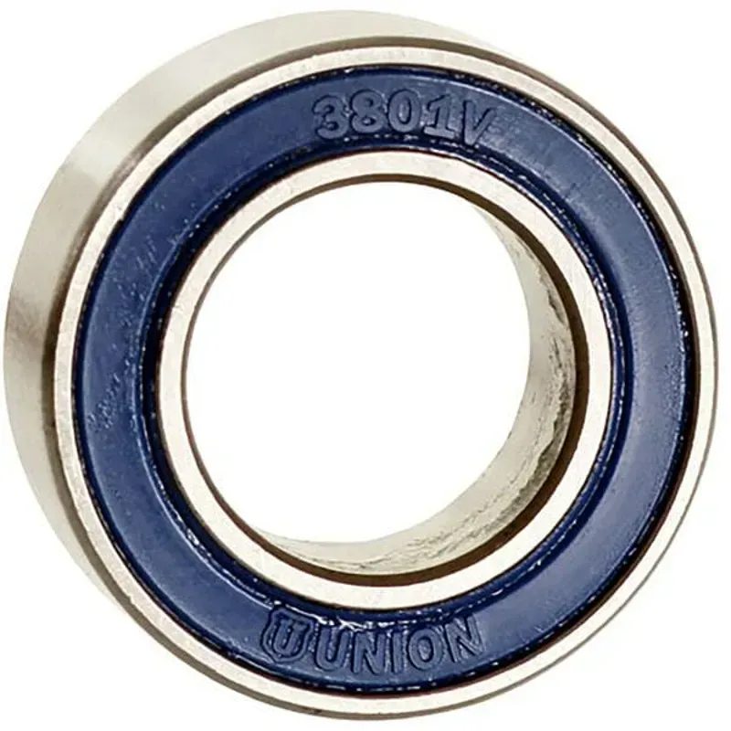 M Part 3801V Double Row LLU 12 x 21 x 8mm MAX Bearing in Silver-1