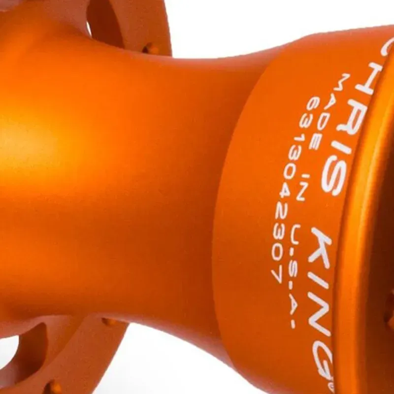 Chris King ISO Shimano TA 142x12mm 28-hole Rear Hub in Mango