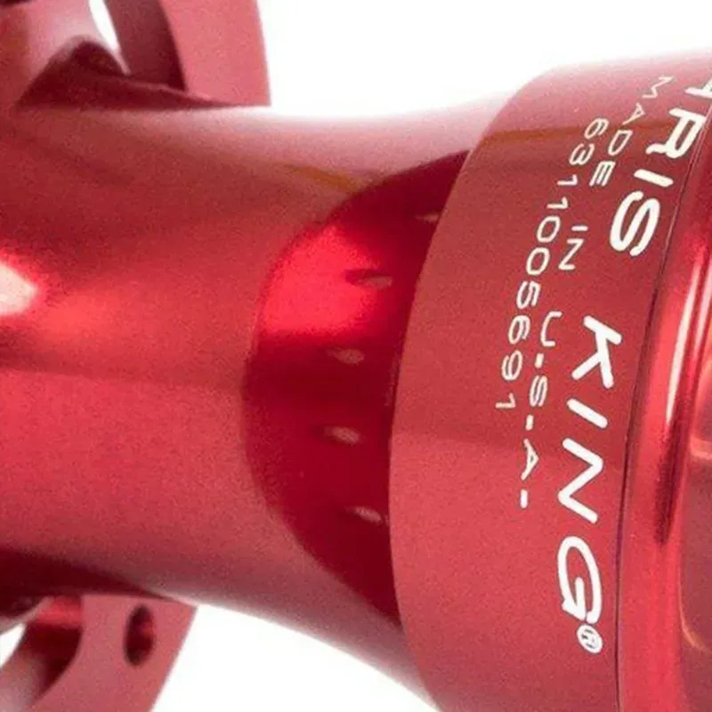 Chris King ISO Shimano TA 148x12mm 32-hole Boost Rear Hub in Red