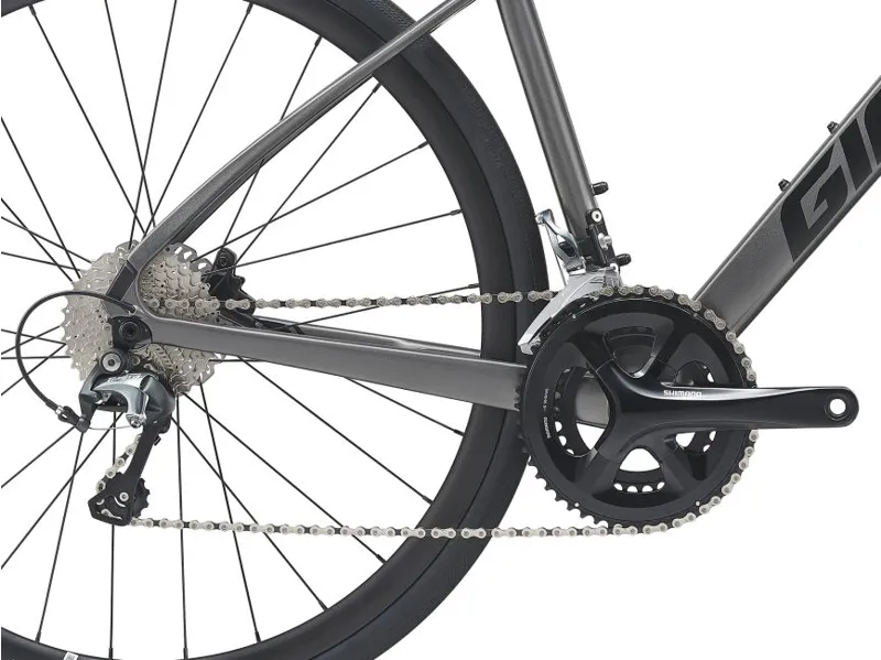 Giant FastRoad Advanced 2 Hybrid Bike in Grey-3