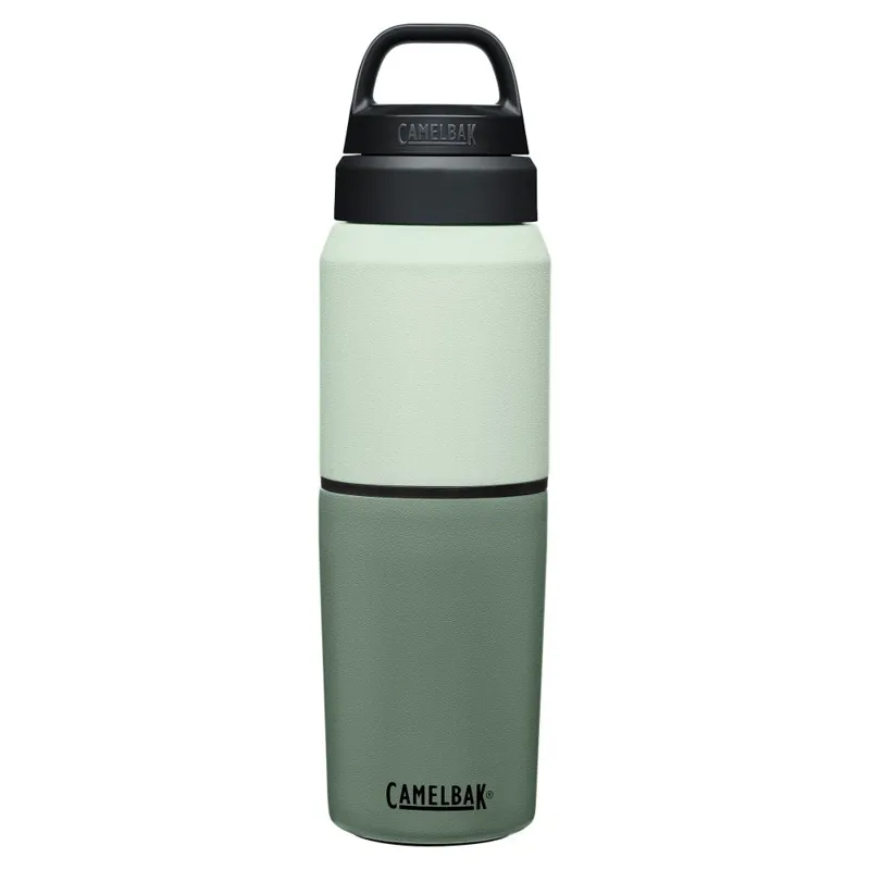 2020 Camelbak MultiBev Vacuum Insul 500ml Bottle w/Cup in Moss/Mint
