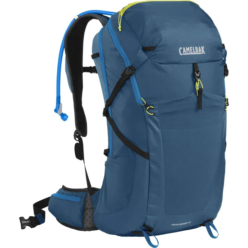 Camelbak Fourteener 32 Hydration Pack in Gibraltar Navy/Summer Lime