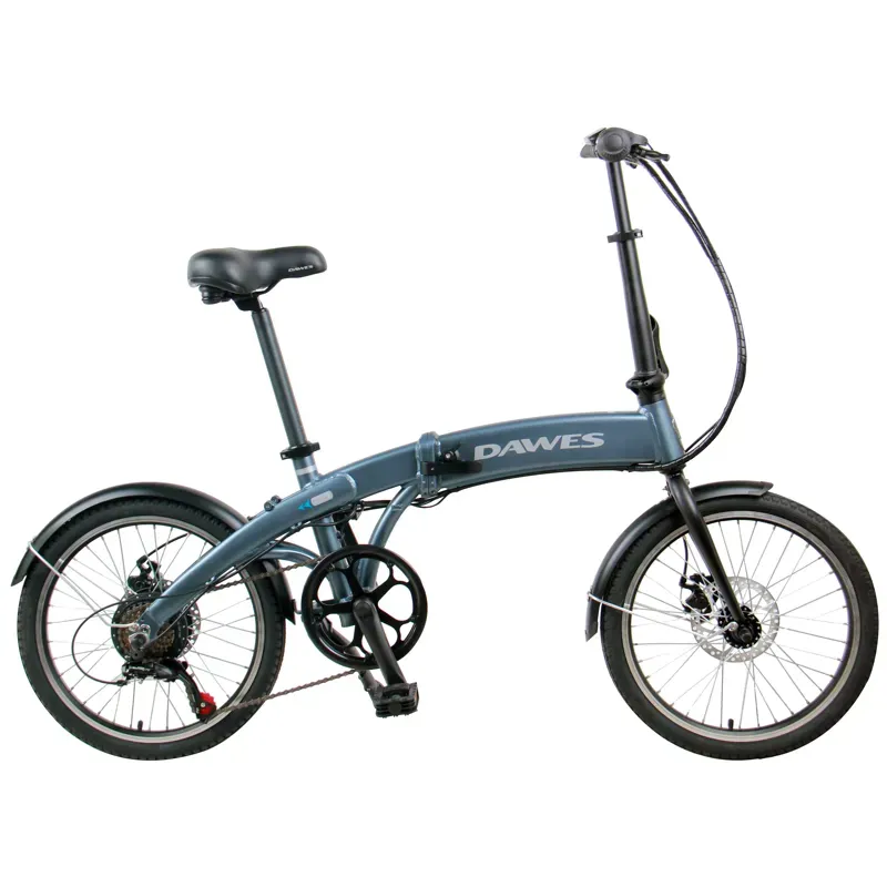 Dawes ARC II Electric Folding Bike in Blue/Grey
