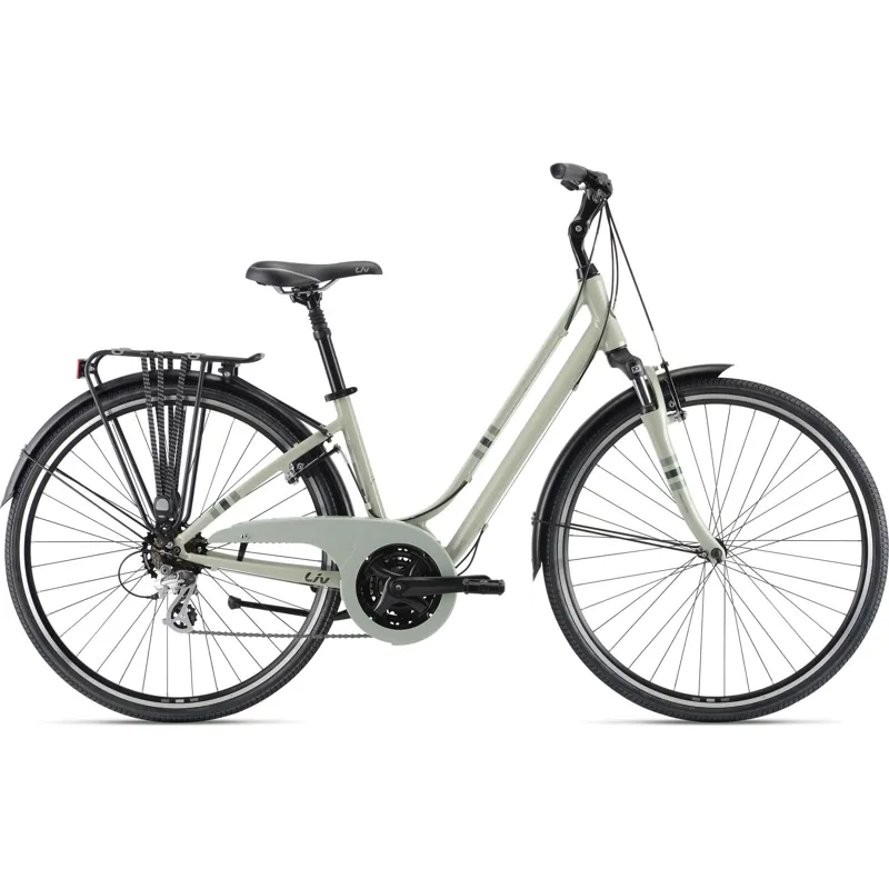 2022 Liv Flourish FS 2 Hybrid Bike in Desert Sage