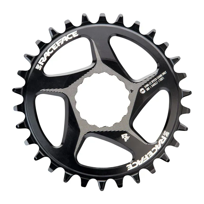 Race Face Direct Mount 12 Speed Wide Off-Set Chainring in Black