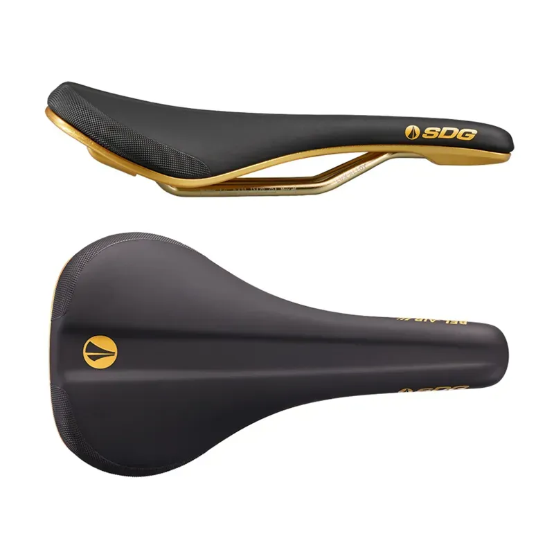 SDG Bel Air 3.0 Galaxic Lux-Alloy Saddle in Black/Gold