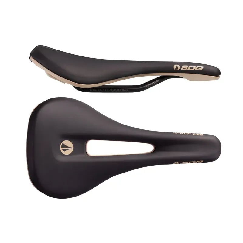 SDG Bel Air 3.0 Overland Lux-Alloy Saddle in Black/Tan