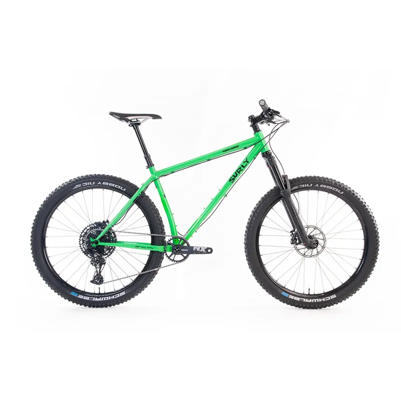 Surly Karate Monkey 27.5+ Suspension Mountain Bike in High Fibre Green