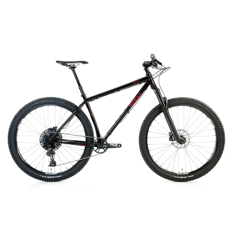 Surly Krampus Suspension Mountain Bike in Demonic Sparkle Party Black