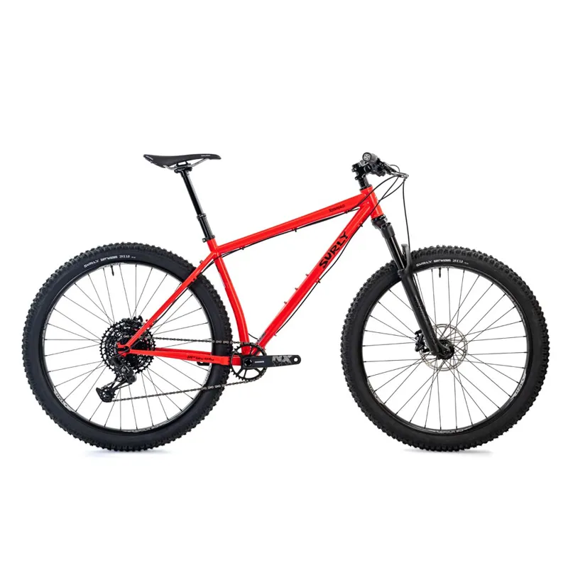 Surly Krampus Suspension Mountain Bike in Static Sunset Orange