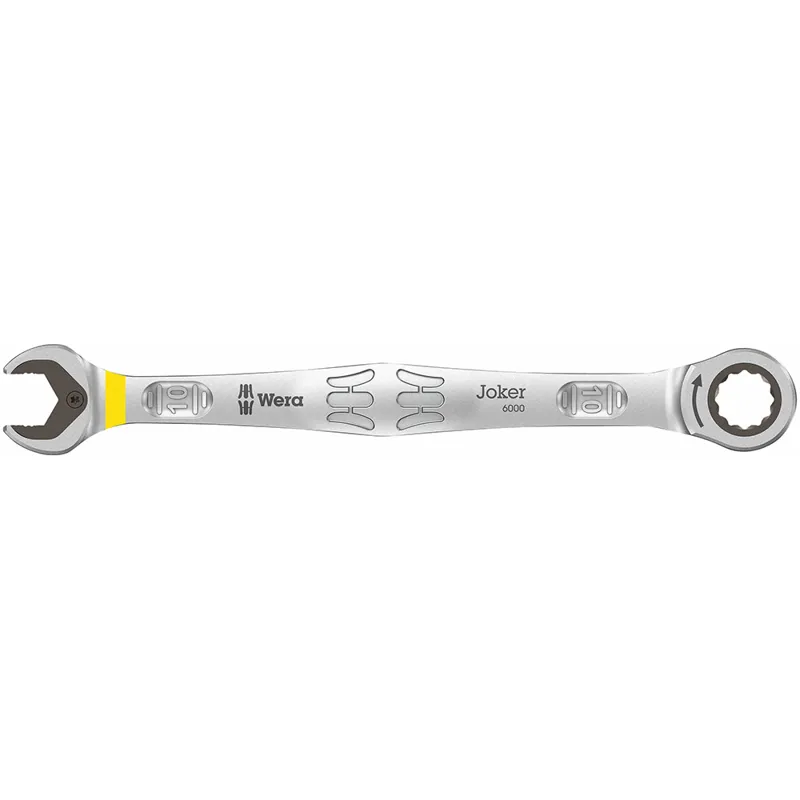 Wera Tools 6000 Joker Combination Wrench in Silver/Yellow