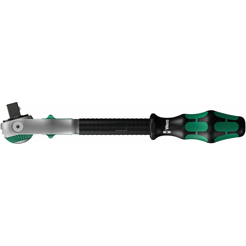 Wera Tools 8000 A Zyklop Speed Ratchet w/1/4 Drive in Black/Green