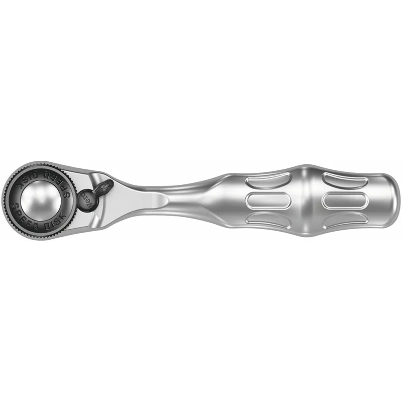 Wera Tools 8008 A Zyklop Mini 3 Ratchet w/1/4 Drive in Silver