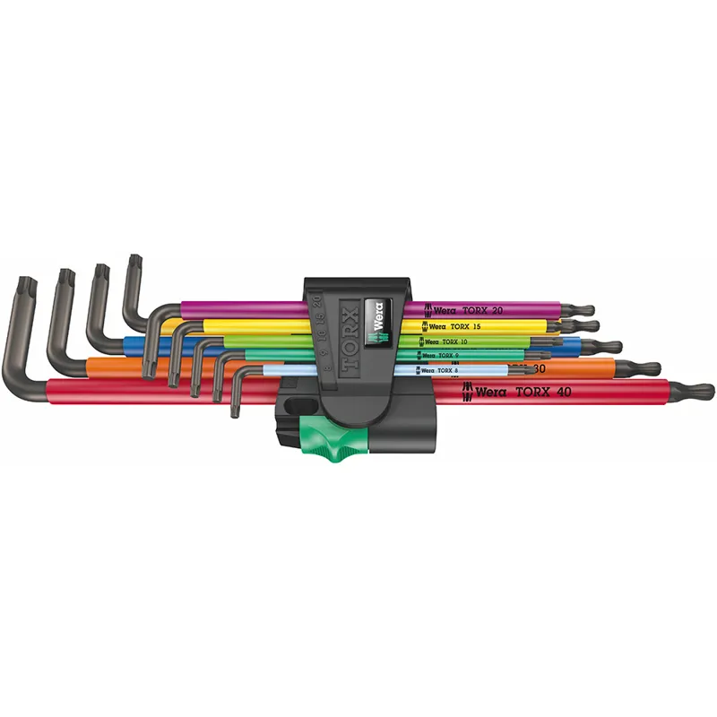 Wera Tools 967/9 TX XL Multicolour HF 1 L-Key Set in Black