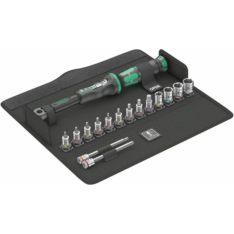 Wera Tools Bicycle Torque Set 1 Wrench/Zyklop Socket Set in Black