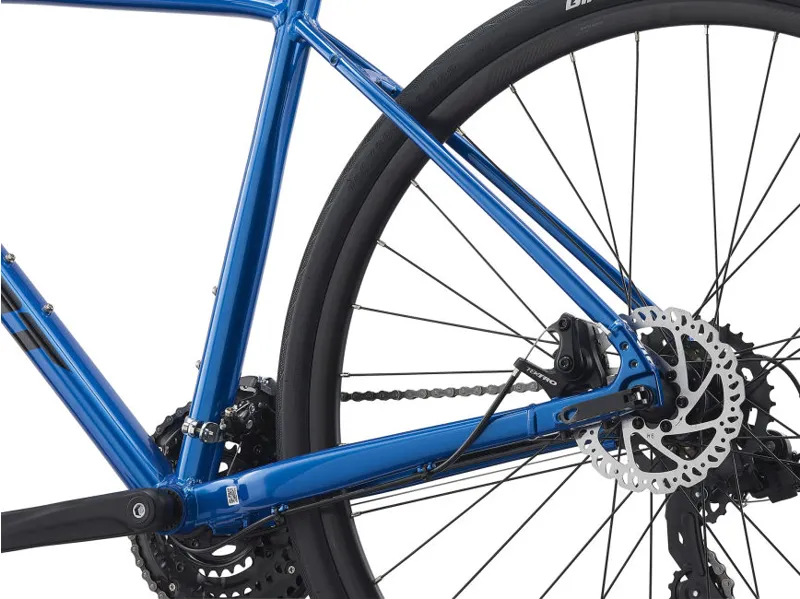 2021 Giant Escape 3 Disc Hybrid Bike in Blue -1
