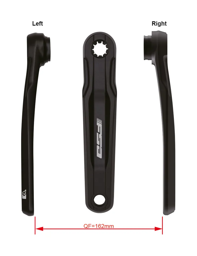 FSA Ebike Chainset CK-761 G2T Wider .mm Black isis .mm 1