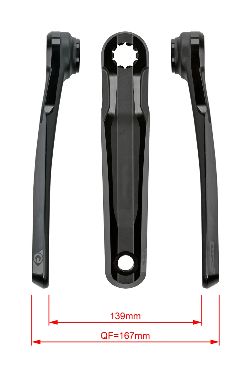 FSA CK-762NC/IS Bosch G4 eBike Crank Arm Set in Black