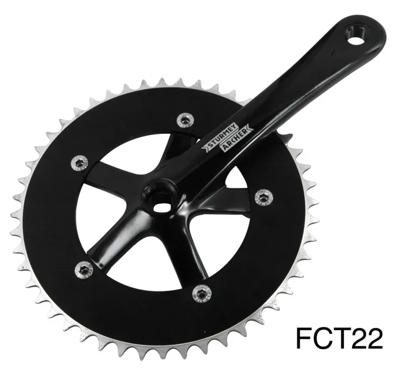 Sturmey Archer FCT22 170mm Series Cranks in Black