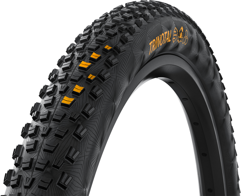 Continental Trinotal Trail Rapid Fld. 29x2.40-inch Tyre in Black/Trans.-4