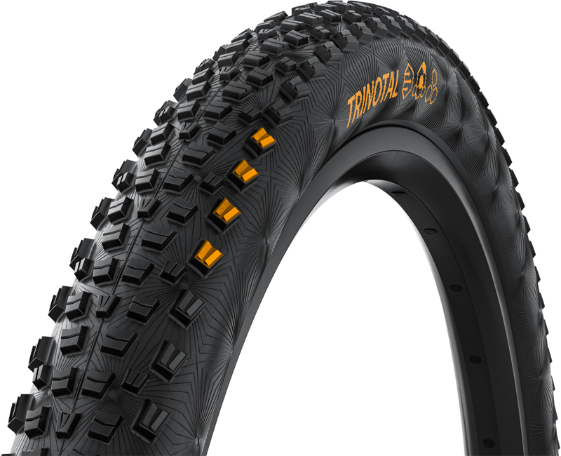 Continental Trinotal Trail Rapid Fld. 29x2.40-inch Tyre in Black/Trans.-5