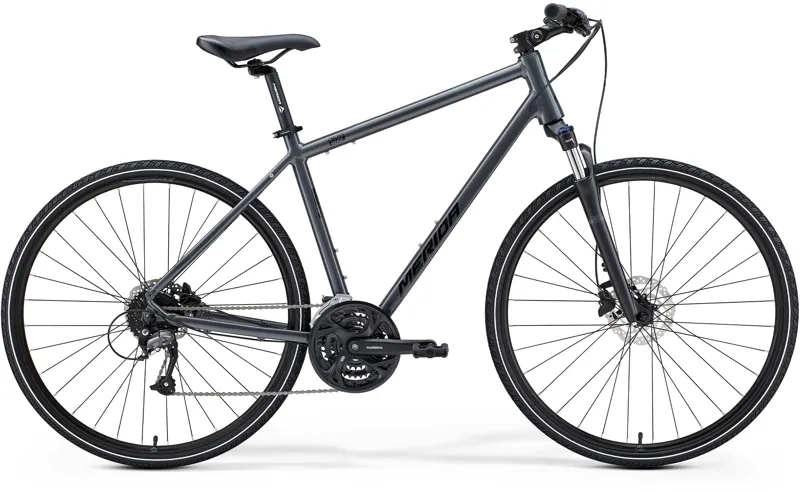 Merida Crossway 40 Hybrid Bike in Grey