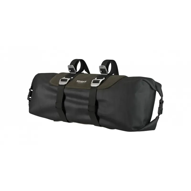 Brooks Scape Handlebar Roll Bag in Mud Green