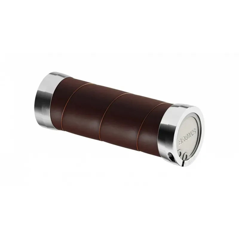 Brooks Slender Leather Grips in Brown