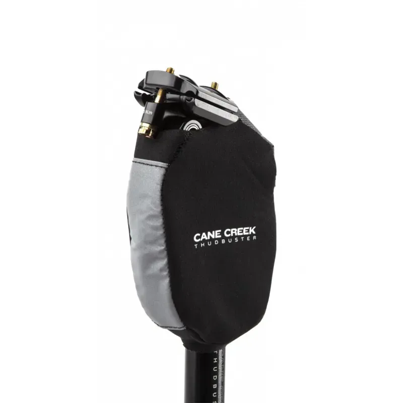 Cane Creek Thudglove LT Seatpost Cover in Grey/Black