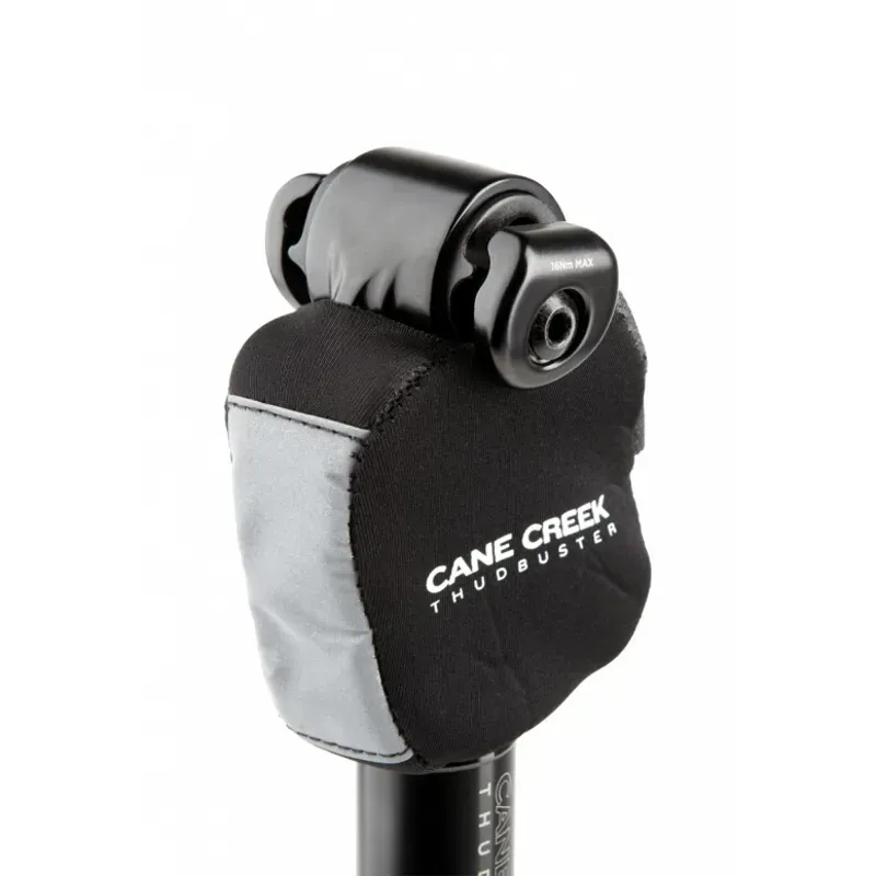 Cane Creek Thudglove ST Seatpost Cover in Black/Silver