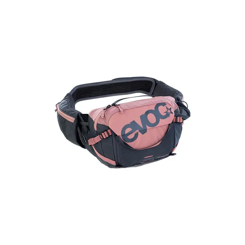 Evoc Pro 3l Hip Pack w/1.5l Bladder in Dusty Pink/Carbon Grey