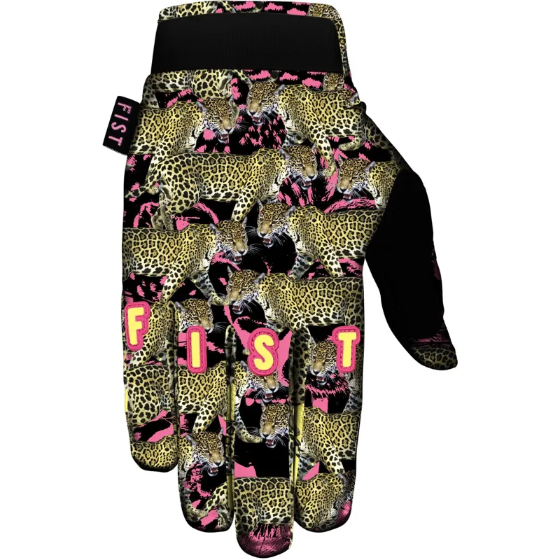Fist Handwear Chapter 21 Jaguar Lil Fist's Kids Gloves in Pink/Yellow