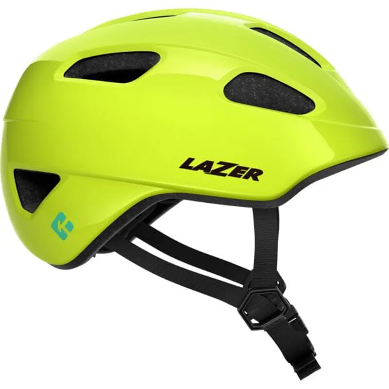 Lazer NutZ KC Kid's Helmet in Flash Yellow