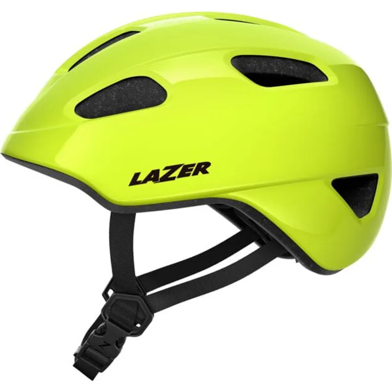 Lazer NutZ KC Kid's Helmet in Flash Yellow-2