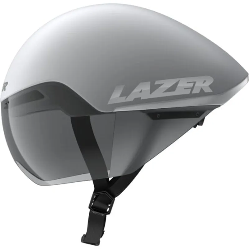 Lazer Victor KinetiCore Helmet in White/Silver-2
