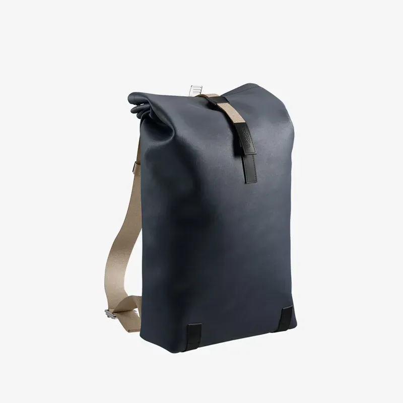 Brooks Pickwick Leather Backpack in Blue/Black