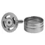 Deity Crosshair Headset Cap Kit in Silver