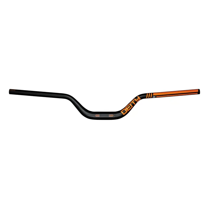 Deity Highside 800mm 35mm Bore 80mm Rise Aluminium Handlebar in Orange
