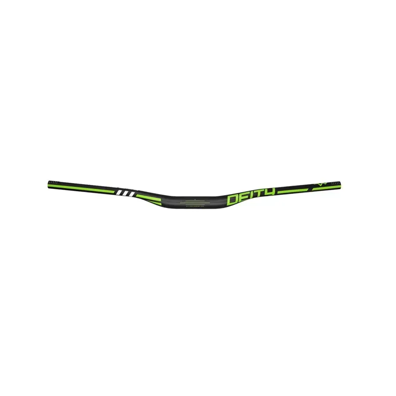 Deity Skywire 25mm Rise x 800mm Carbon Handlebar in Green