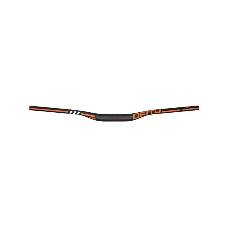 Deity Skywire 25mm Rise x 800mm Carbon Handlebar in Orange