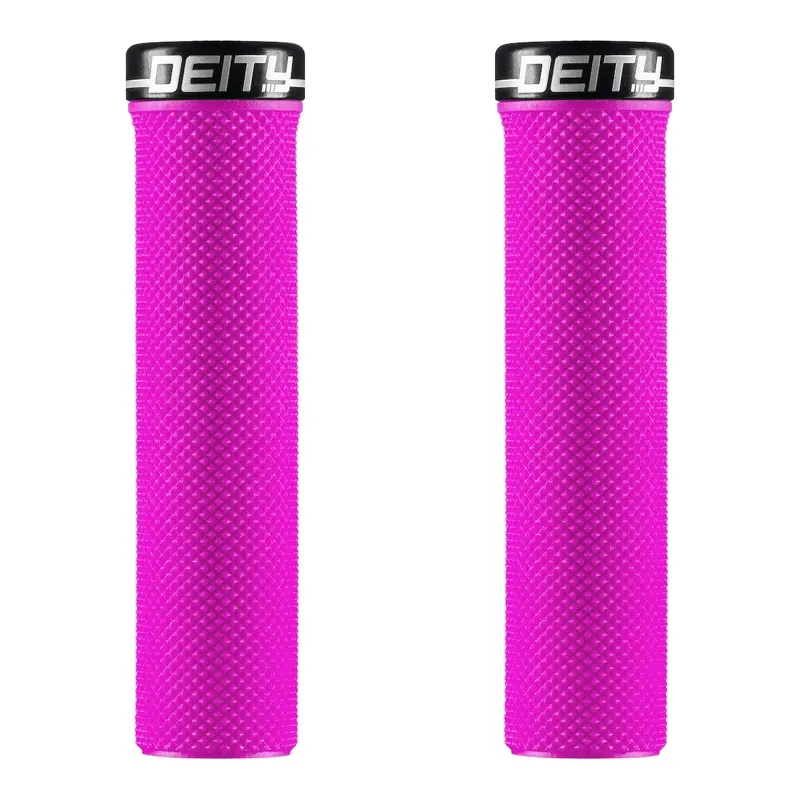 Deity Slimfit Mountain Bike Grips in Pink