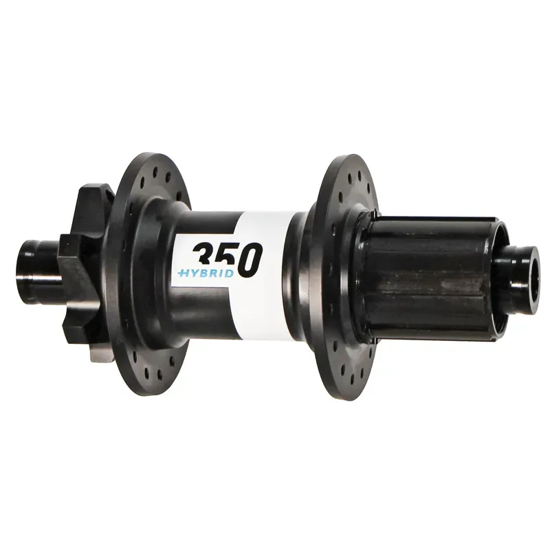 DT Swiss 350 Hybrid 32h 12x148mm HG 6B-Disc Rear Hub in Black/White
